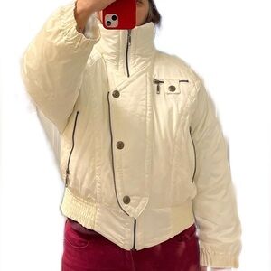 Vintage 80s Fall Line Down ski jacket White Size L